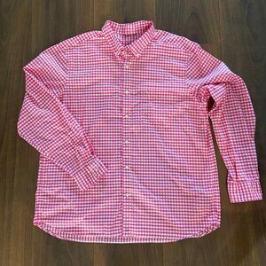 Vineyard Vines Pink Checkered OTG Performance Shirt - Size XL